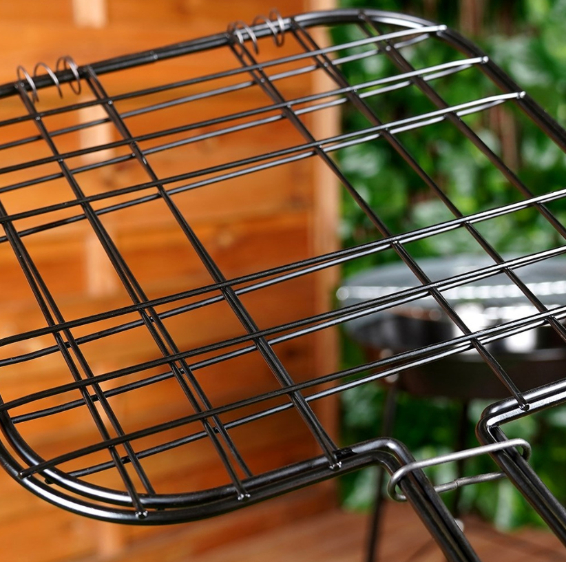 Grotelės mėsai, burgeriams kepti. Nelimpančios ir metalinės - 49x21cm.