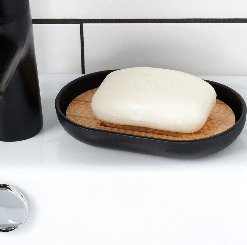 Juodas vonios komplektas 6vnt. - LUCA