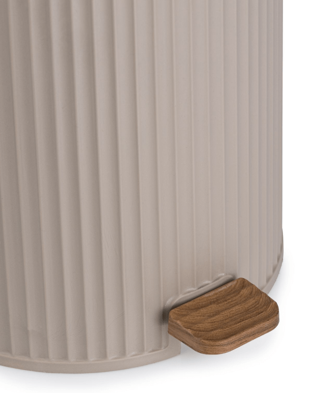 Vonios komplektas 5vnt. smėlio spalvos, medžio spalvos apdaila - LUCA