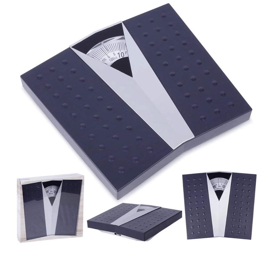 Mechaninės juodos vonios svarstyklės iki 120kg - LUCA