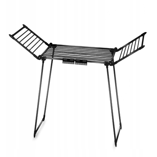 Kompaktiška drabužių džiovyklė su kojinių laikikliais