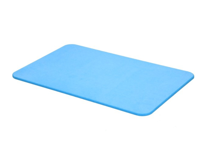 Ekologiškas kilimėlis iš diatomito – mėlynas, stačiakampio formos