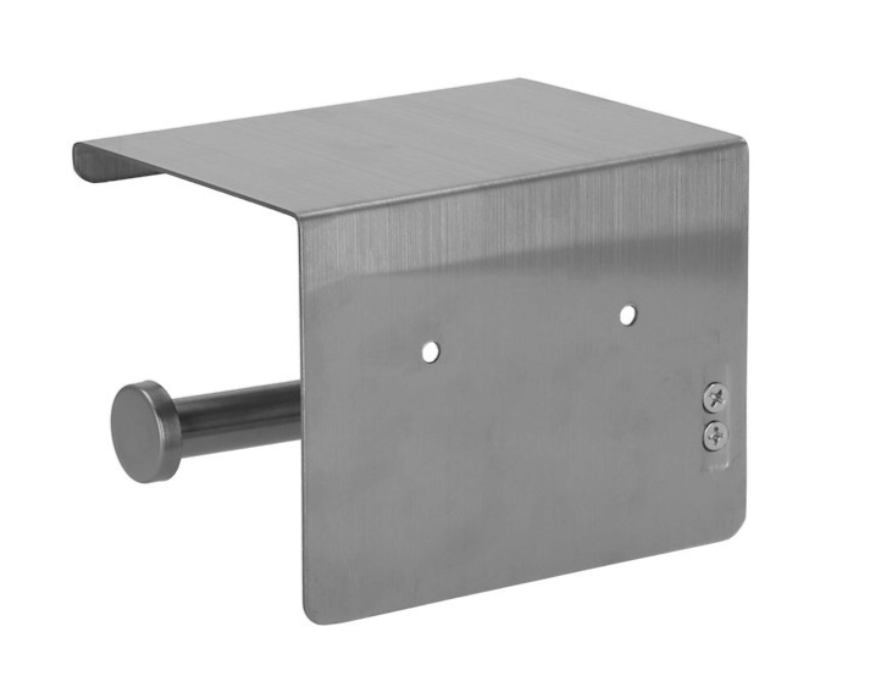 Modernus tualetinio popieriaus laikiklis mažam vonios kambariui