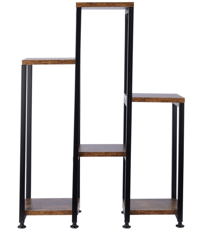 Augalų stovas su MDF lentynomis – 49x18x70 cm matmenys