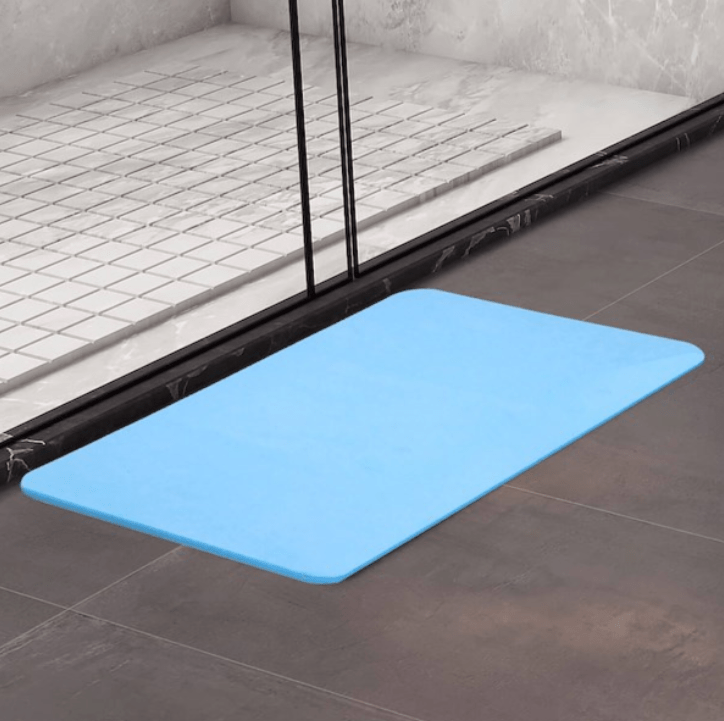 Greitai džiūstantis ir neslystantis kilimėlis su švelniu paviršiumi