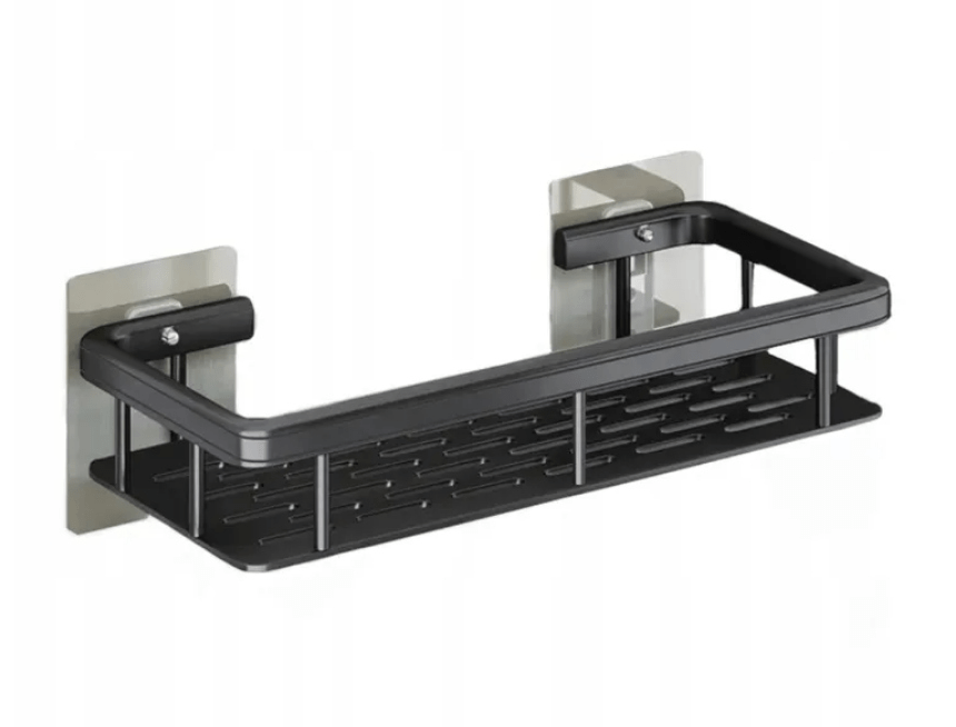 Pakabinama dušo lentyna su tvirta aliuminio konstrukcija ir lipniais tvirtinimais