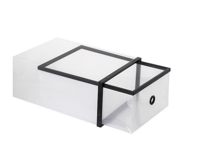 Batų dėžės su atidaromu stalčiumi 35x24x12cm. 10vnt - LUCA