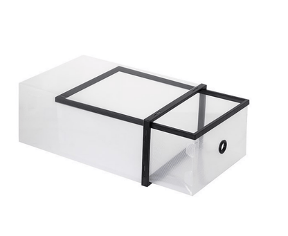 Batų dėžės su atidaromu stalčiumi 35x24x12cm. 10vnt - LUCA
