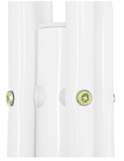 Drabužių kabykla 177cm. balta su baltu stovu - LUCA