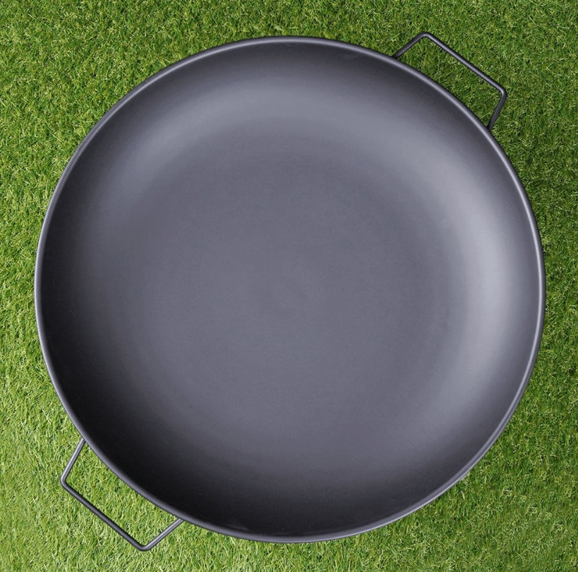 Metalinė juoda sodo laužavietė su rankenomis, 58cm. - LUCA