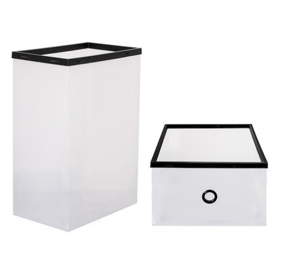 Batų dėžės su atidaromu stalčiumi 35x24x12cm. 10vnt - LUCA