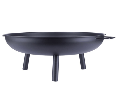 Metalinė juoda sodo laužavietė su rankenomis, 58cm. - LUCA