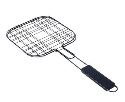 Grotelės mėsai, burgeriams kepti. Nelimpančios ir metalinės - 49x21cm.