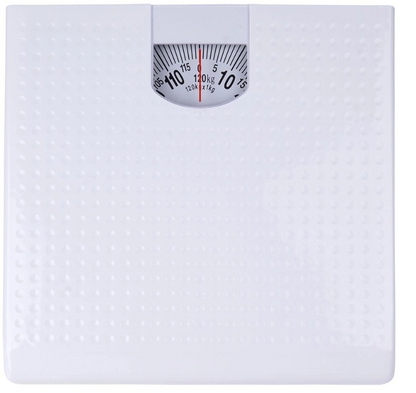 Baltos mechaninės vonios svarstyklės iki 120kg - LUCA