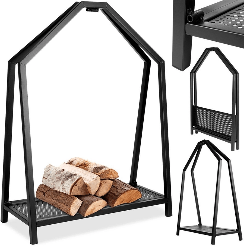 Metalinis stovas malkoms 58x24x78 cm - LUCA
