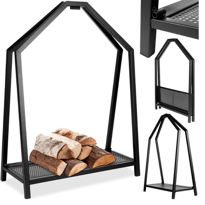 Metalinis stovas malkoms 58x24x78 cm - LUCA