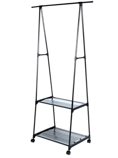 Drabužų kabykla ant ratukų 88x44x160 cm. - LUCA