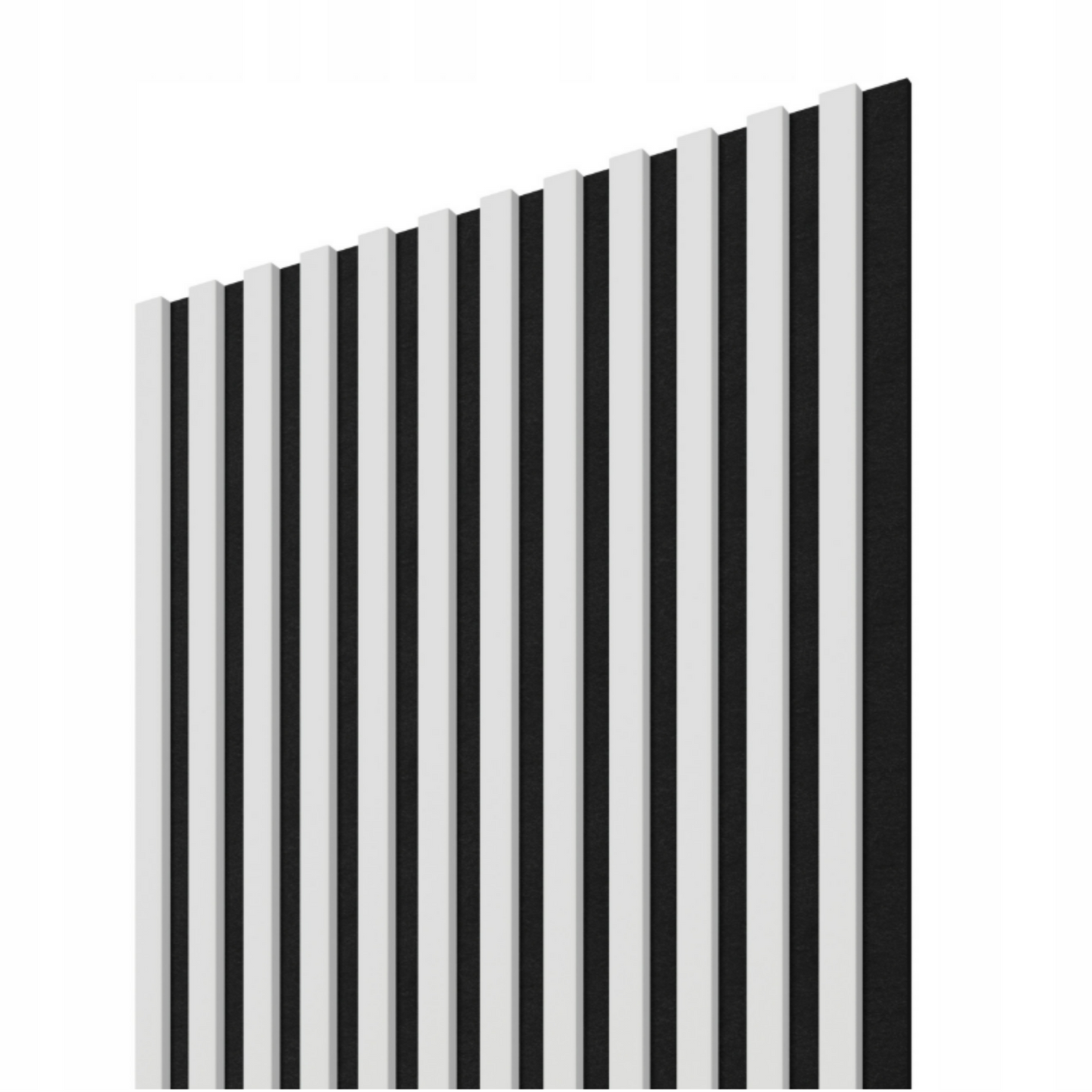 4 baltų akustinių sienų plokščių komplektas 120 × 60,5 cm.
