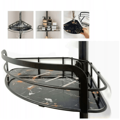 Reguliuojamo aukščio dušo lentyna iki 283 cm vonios kampui
