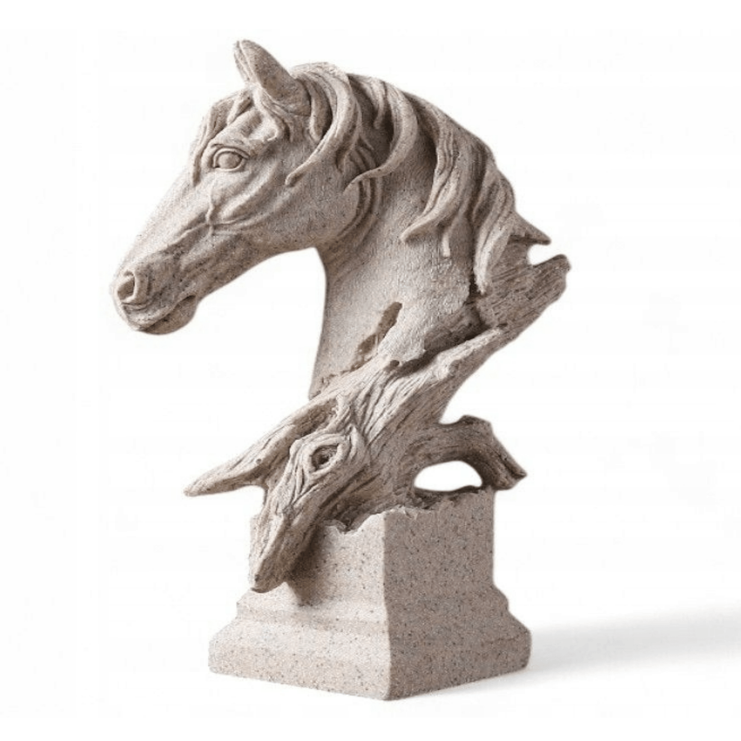 Dekoratyvinė figūrėlė arklio galva „Arklys ir gamta“, 30 cm