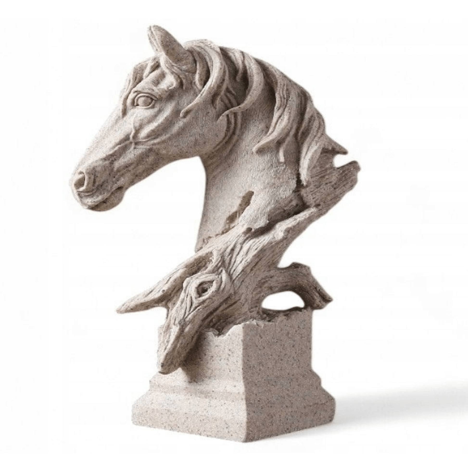 Dekoratyvinė figūrėlė arklio galva „Arklys ir gamta“, 30 cm
