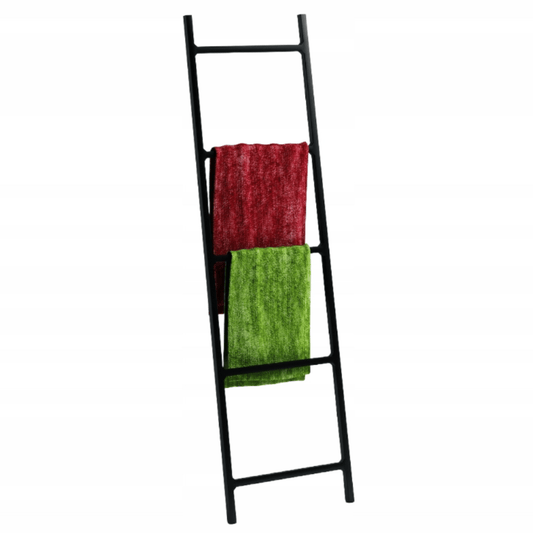 Laisvai pastatoma rankšluosčių kabykla – 50x170 cm, juodos spalvos
