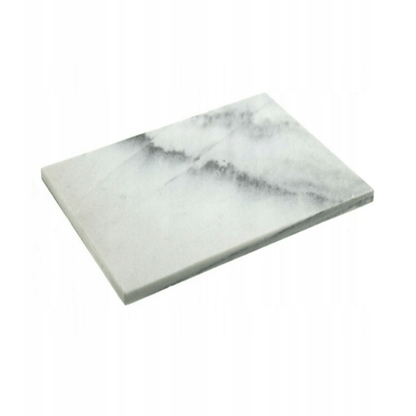 Stačiakampė marmurinė pjaustymo lentelė 30x20 cm, balta arba pilka