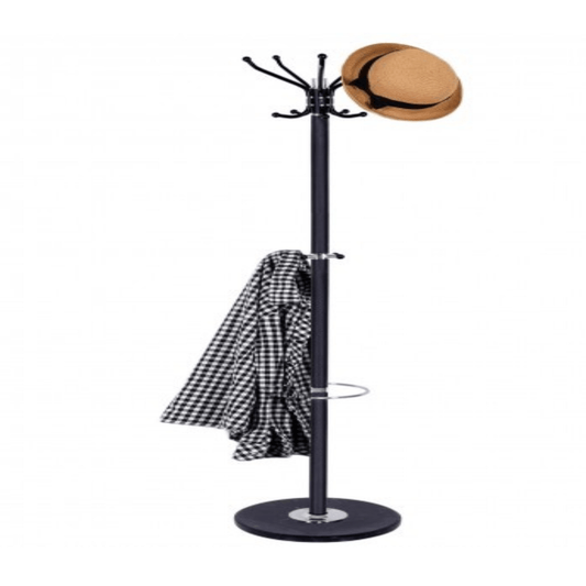 Drabužių kabykla 176cm. juodo marmuro grindų stovas - LUCA