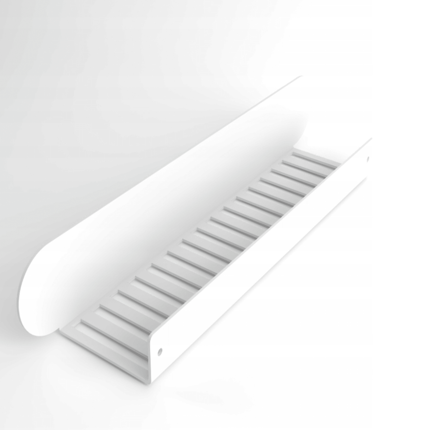 Minimalistinė vonios lentyna 58 cm su matine apdaila