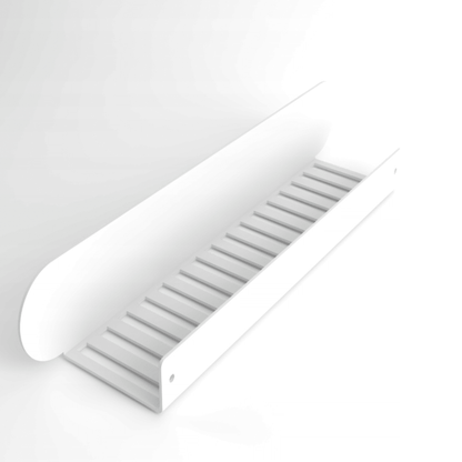 Minimalistinė vonios lentyna 58 cm su matine apdaila