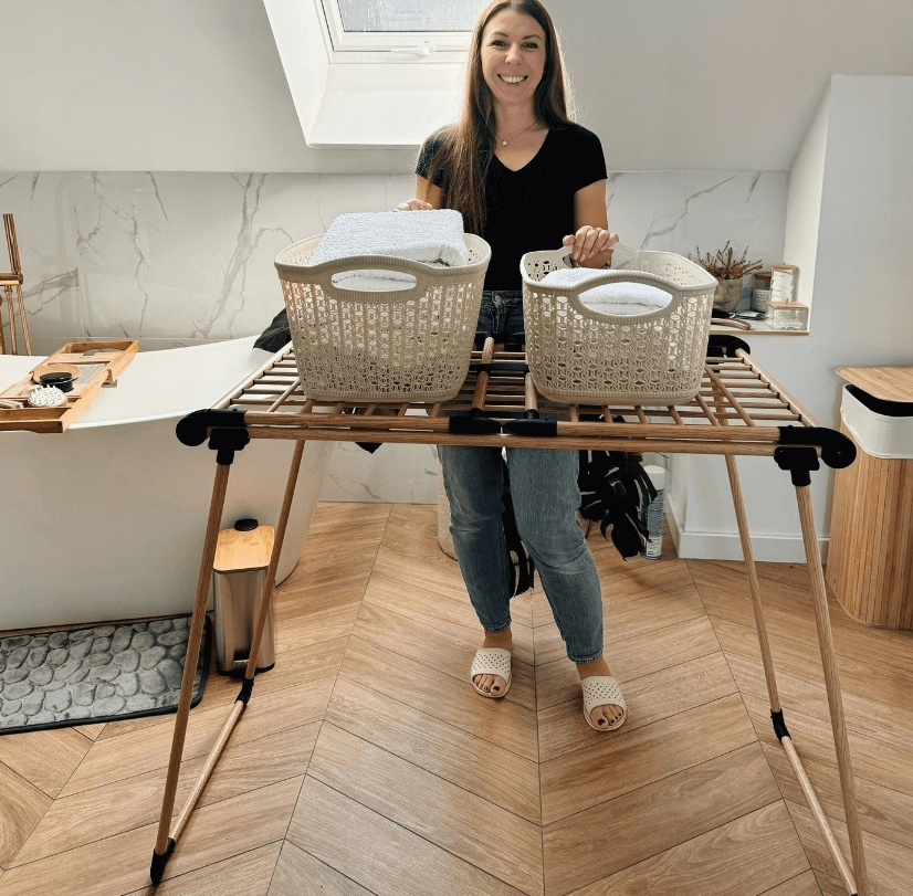 Džiovyklė su žemutine dalimi – patogu džiovinti smulkius daiktus