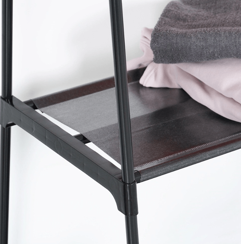 Drabužų kabykla ant ratukų 88x44x160 cm. - LUCA