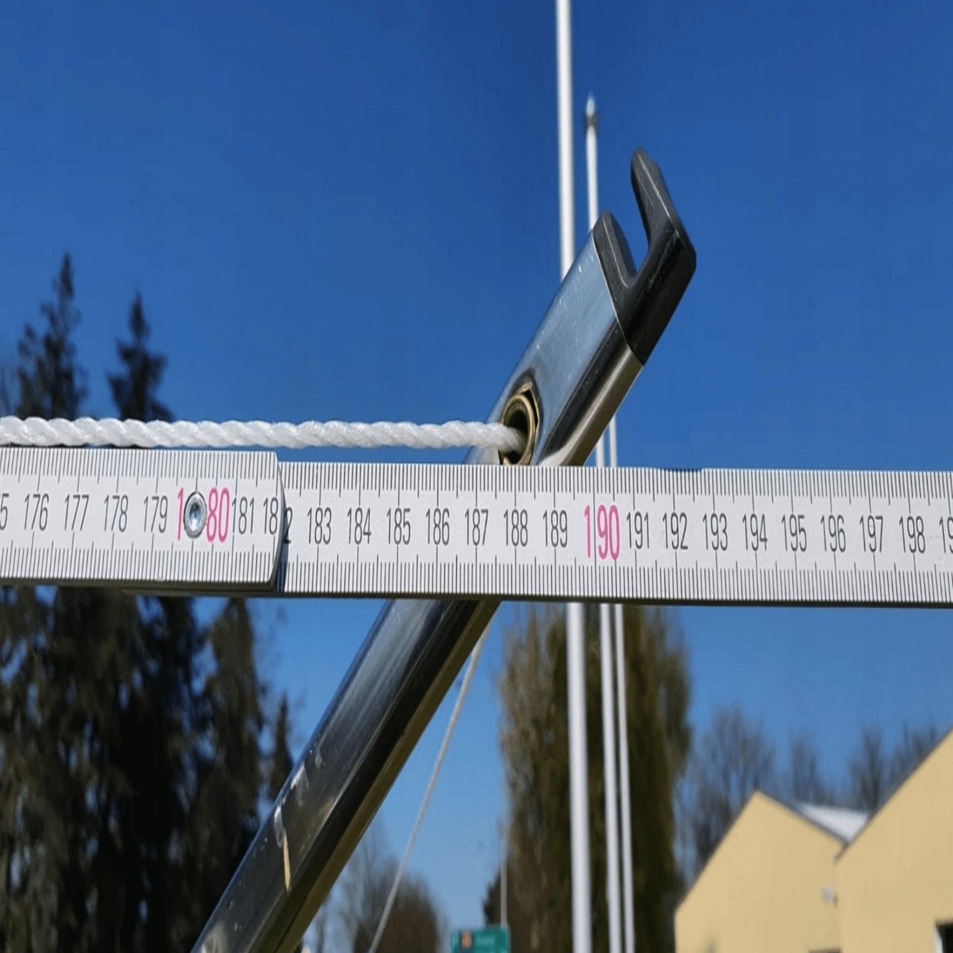 Sodo džiovyklės išmatavimai ir dydis, matavimo metras