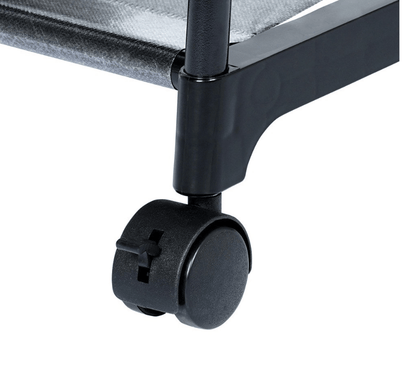 Drabužų kabykla ant ratukų 88x44x160 cm. - LUCA