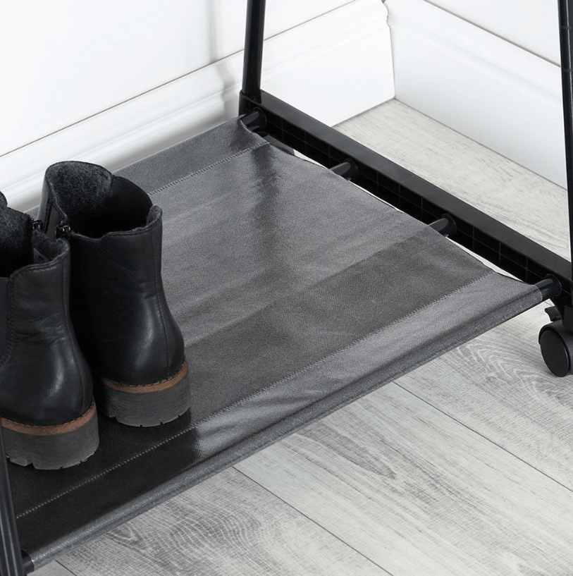 Drabužų kabykla ant ratukų 88x44x160 cm. - LUCA