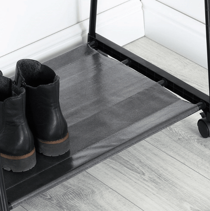 Drabužų kabykla ant ratukų 88x44x160 cm. - LUCA