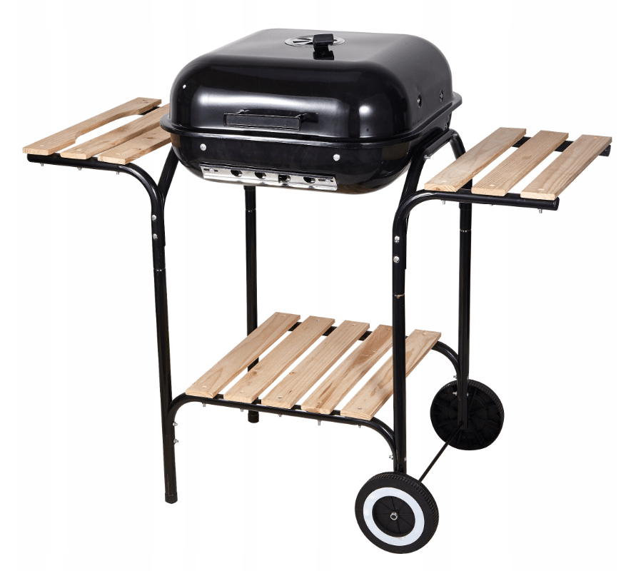 Grilio ratai leidžia lengvai ir saugiai perkelti jį iš vienos vietos į kitą