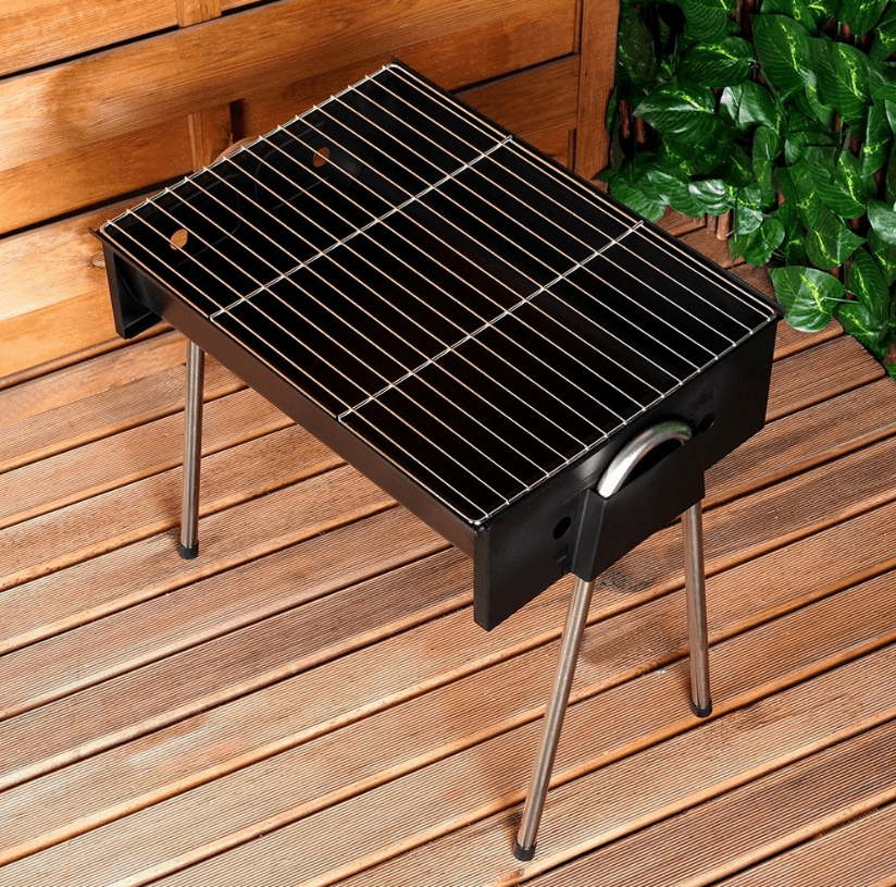 Sulankstyto grilio matmenys 48 x 33 x 12 cm – telpa bet kur