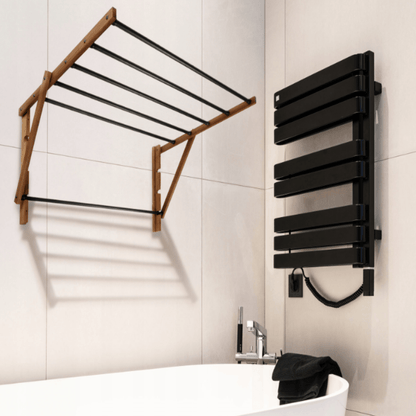 Kompaktiška sieninė džiovyklė uosio medienos, lengvai surenkama