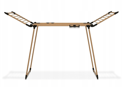 Džiovyklė išskleista iki 174 cm ilgio – talpina visos šeimos skalbinius