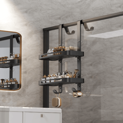 Dušo lentyna virš durų su siurbtukais ir kabliukais BOTC