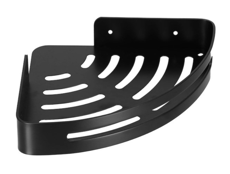 Dviejų dalių vonios lentynų komplektas su vandens nutekėjimo skylėmis