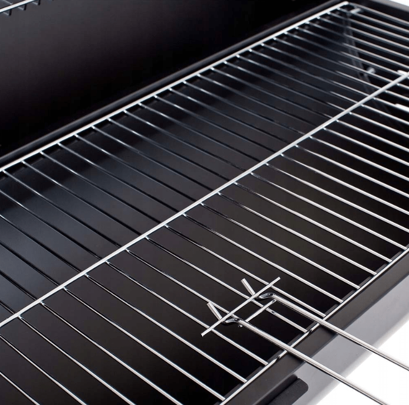 Didelis kepimo plotas ir anglies erdvė patogiam maisto ruošimui lauke