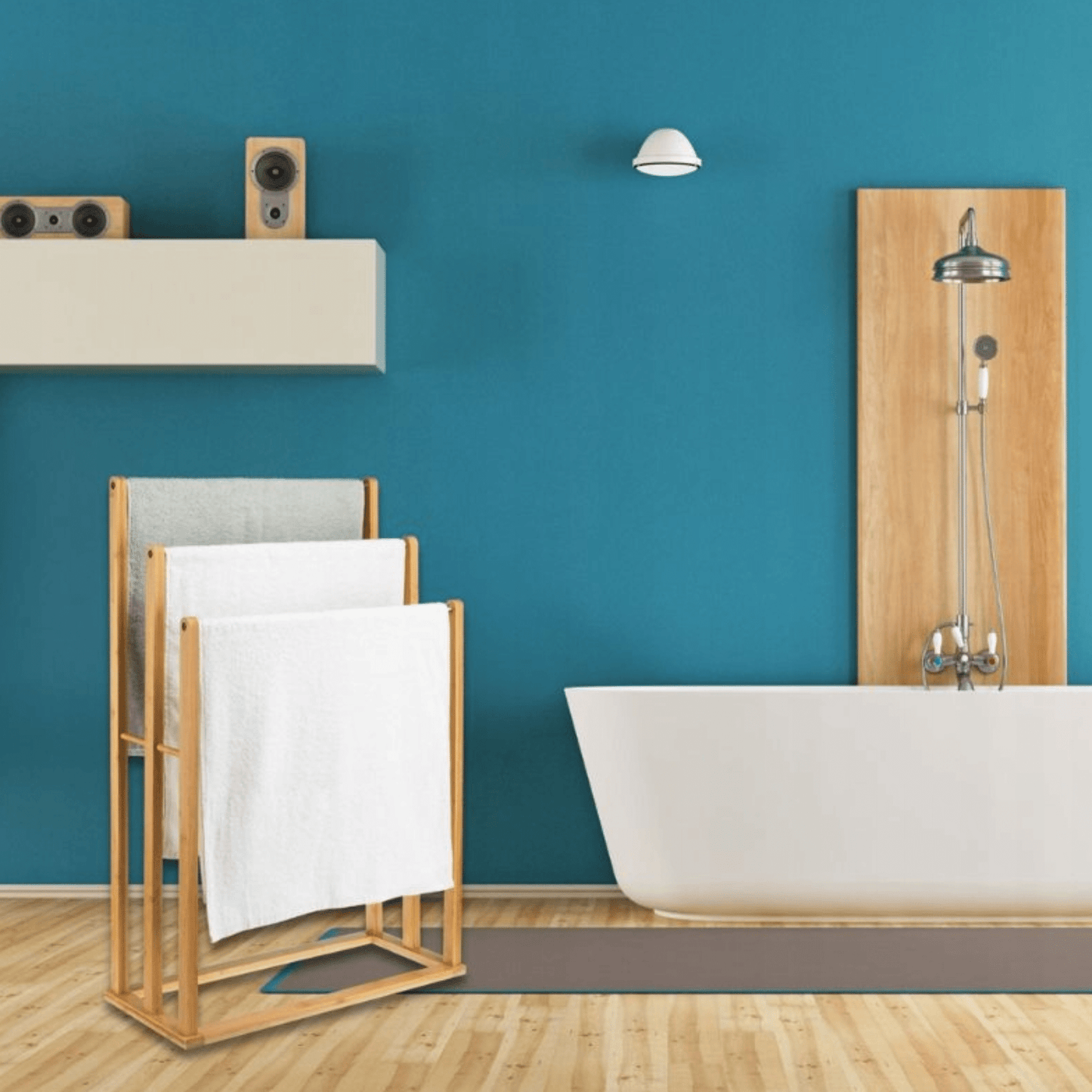 Natūralaus bambuko pagrindas ir konstrukcija – stambus planas