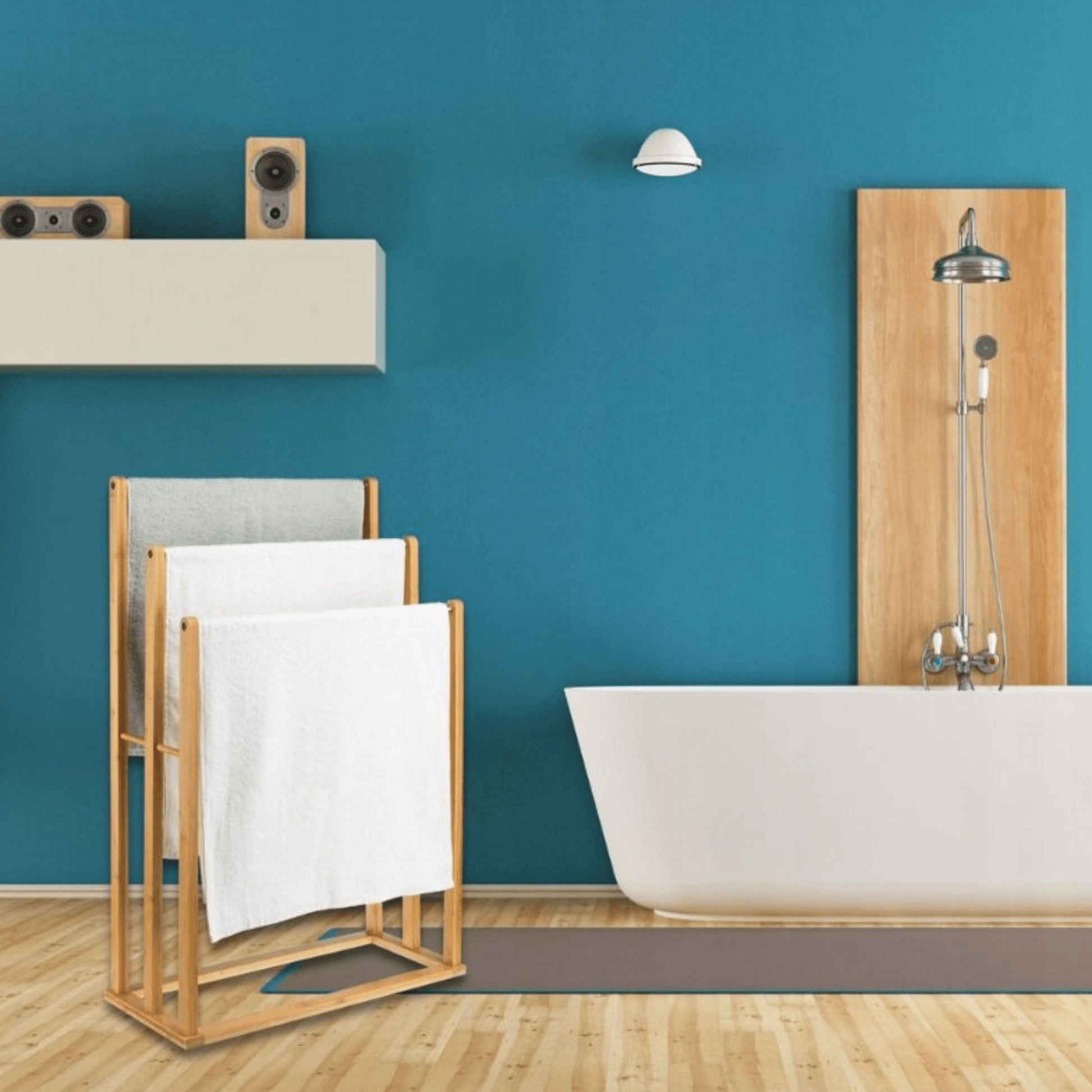 Natūralaus bambuko pagrindas ir konstrukcija – stambus planas