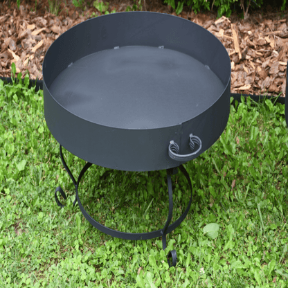 Lauko židinys terasai ir kiemui 70 cm natūralaus plieno dizaino ugnies vieta