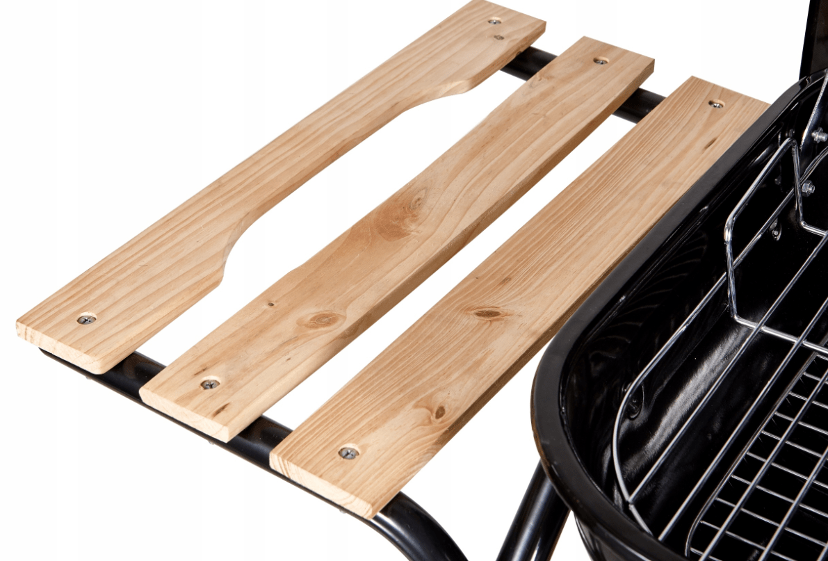 Nuimamas pelenų stalčius leidžia lengvai išvalyti grilį po naudojimo