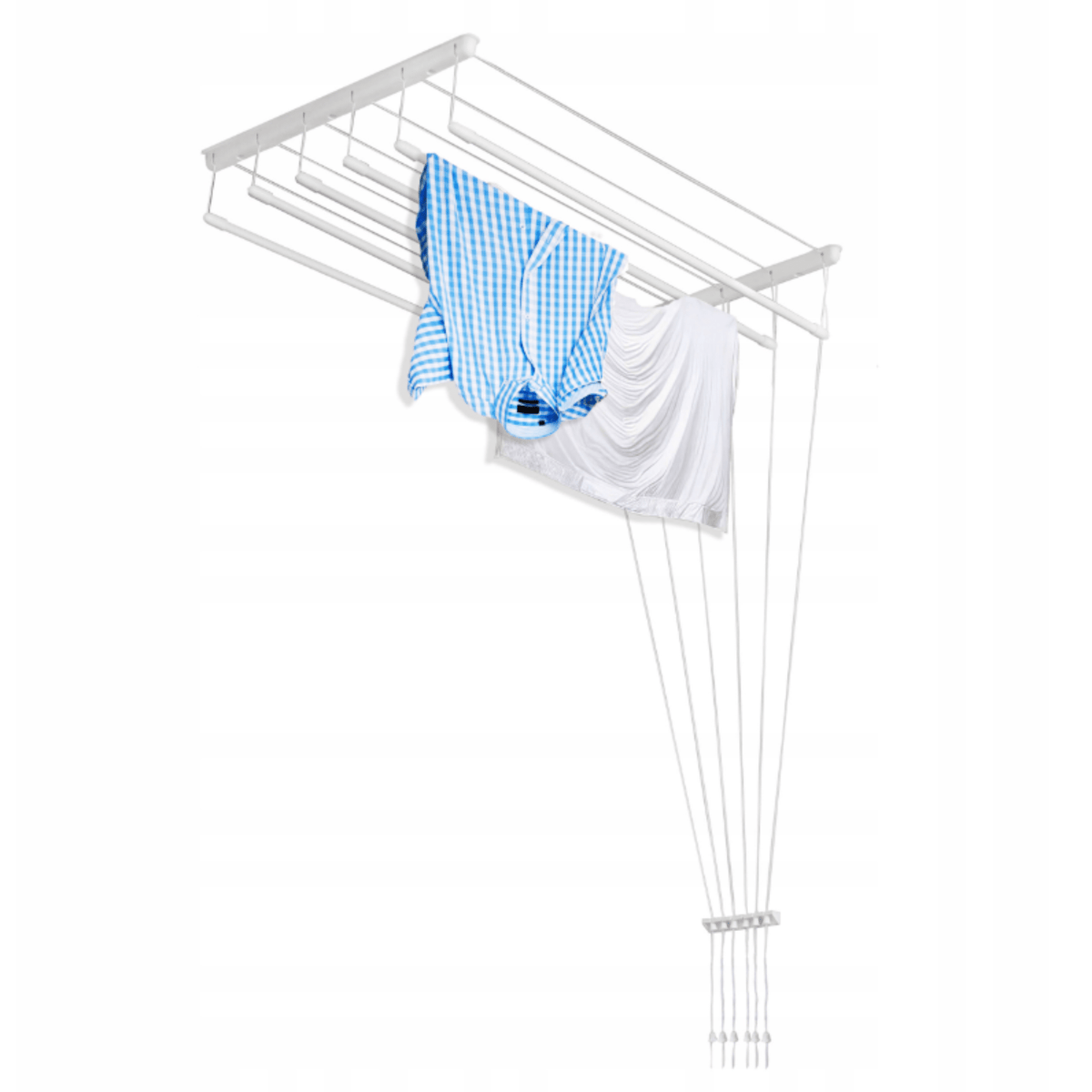 Lubinė drabužių džiovyklė 140 cm montuojama prie lubų