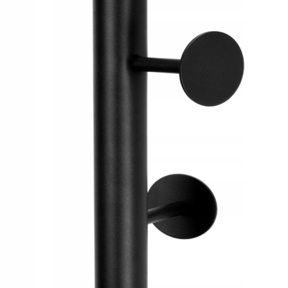 Stabili drabužių pakaba iš metalo su masyviu pagrindu aksesuarams kabinti