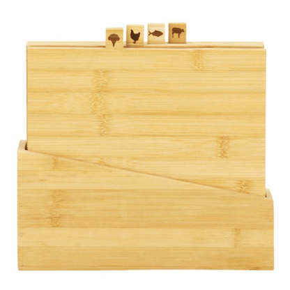 4 pjaustymo lentelių rinkinys higienai ir tvarkai virtuvėje